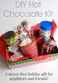 Easy Neighbor Christmas Gift Who Doesn T Love Hot Chocolate Chocolate Re Hot Chocolate Gift Basket Neighbor Christmas Gifts Chocolate Christmas Gift Basket