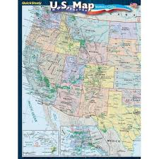 Maybe you would like to learn more about one of these? U S Map States Cities Guide By Barcharts Inc Poster Target