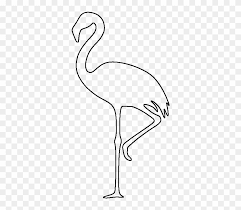 =) art tutorial on how to draw and color a flamingo easy, step by step. Flamingo Pattern Flamingo Drawing Outline Free Transparent Png Clipart Images Download