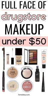 Budget Drugstore Makeup Kit Everything For Under 50 Get A Full Face Of Drugstore Makeup Products All Fo Drugstore Makeup Makeup Kit Professional Makeup Kit