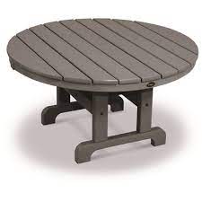 Buy trex outdoor dining tables. Trex Outdoor Furniture Part Txrct236ss Trex Outdoor Furniture Cape Cod 36 In Stepping Stone Round Plastic Outdoor Patio Coffee Table Picnic Tables Home Depot Pro