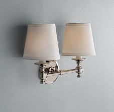Lugarno Double Sconce From Restoration Hardware Master Bath Vanity Lights Sconces Powder Room Lighting Bathroom Sconces