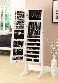Shop for standing jewelry armoire online at target. Organize All Your Jewelry With A Cabinet That Also Doubles As A Mirror Jewelry Cabinet Mirror Jewellery Cabinet Armoire Storage
