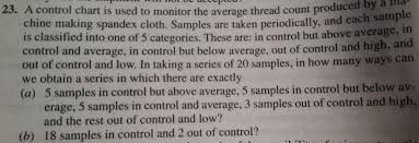 a control chart is used to monitor the average thr