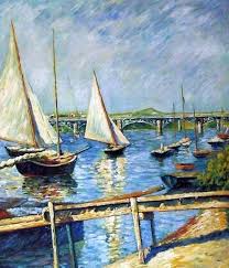 Cndp Erpent Beaubourg Orsay 2011 Gustave Caillebotte Voiliers A Argenteuil 1888 Bateau Musee D Orsay Faire De La Voile