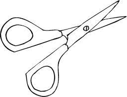 Scissors clipart black and white free clipart images 3. Scissors Coloring Page Scissors Drawing Coloring Pages Art School Supplies