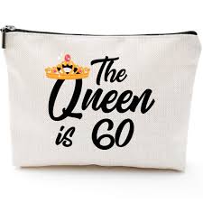 Check out our 60th birthday gift for mom selection for the very best in unique or custom, handmade pieces from our shops. Queen Is 60 60th Birthday Gifts For Women Boss Wife Mother Daughter Makeup Bag Milestone Birthday Gift For Her Presents For Turning Sixty And Fabulous Buy Online In Aruba At Aruba Desertcart Com Productid