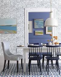 Tucker Navy Blue Dining Chairs Windsor Farmhouse Periwinkle Walls Paint Katie Considers