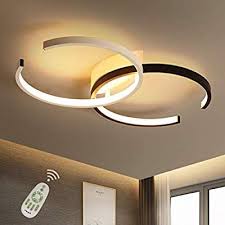 Led Ceiling Light Dining Room Fixture Flush Mount Dimmable With Remote Control Bedroom Ceiling Lamp Mo Ceiling Lights Led Ceiling Lights Ceiling Lamps Bedroom