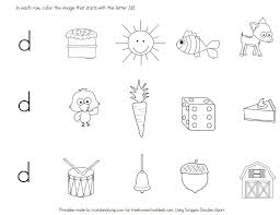 Free Letter D Worksheets Instant Download Kindergarten Letters Letter D Worksheet Letter Sounds Kindergarten