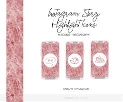 Birthday Instagram Highlight Cover Pink Marble Instagram Story Highlight Icons Pink Marble Hand Drawn Etsy How To Draw Hands Instagram Story Story Highlights