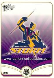 Can't find what you are looking for? 2006 Invincibles Rugby League Card No 63 Storm Logo Melbourne Storm 28202