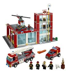 Amazon.com: LEGO City Fire Station 60005 : Toys & Games