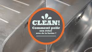 Comment Polir Un Evier En Inox Avec De La Farine Evier En Inox Evier Nettoyer Evier Inox