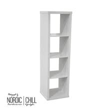 Ikea Kallax 1x4 Shelving Unit 42x147cm White Kallax Ikea Ikea Bookshelves Bookcase