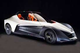 Too Bad You Ll Never Drive Nissan S Razor Like Electric Concept Nissan Elektrische Auto S Auto