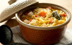 Haitian Pumpkin Soup Had To Make Some Adjustments The Seasoning I Used Had To Substitute Ground Cloves For Who Haitian Food Recipes Pumpkin Soup Soup Joumou