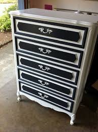 Black And White Shabby Chic Dresser Black And White Furniture Black And White Dresser