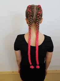 Love love love these crochet braids. Salon Niks Dutch Braids With Coloured Hair And Gel Facebook