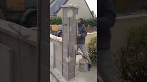 Ravalement De Facade Projete Preparation Des Baguette Angle De Poteau De Cloture Youtube