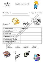 What do you get up to in your free time? What Is Your Hobby Esl Worksheet By Koreacev