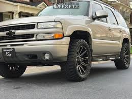 1 2005 Tahoe Chevrolet Motofab Leveling Kit Fuel Contra Black Chevrolet Tahoe Rat Rods Truck Rat Rod