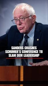 BERNIE'S REVOLT: Sen. Bernie Sanders took over Senate Minority Leader Chuck  Schumer's post-election news conference, knocking the Democratic Party for  their lack of support in political races in New York and Maine.