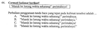 Penggunaan tanda baca seru (!) 1. Contoh Soal Un Smp Tentang Penggunaan Tanda Seru Dan Tanda Petik Pada Kalimat Langsung Zuhri Indonesia