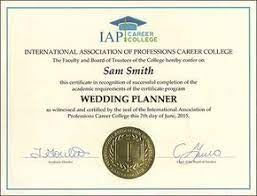 In This Part Time Online Wedding Planner Certificate Course You Will Learn How To Get Started Certificate Courses Importance Of Time Management Career College
