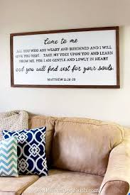 A modern way to decorate your walls with words that inspire you! 8 Cute Ways To Decorate With Scripture In Your Home Decor All Under 30
