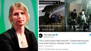 'it's hard to show the world i exist'. Chelsea Manning Polizei Dringt In Wohnung Der Whistleblowerin Ein Stern De