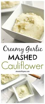 Creamy Garlic Mashed Cauliflower Recipe Food Recipes Cooking Recipes