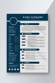 Pruebe las capacidades del nuevo creador de cv en línea. Simple Modern Resume Cv Template Design For Interview Word Doc Free Download Pikbest