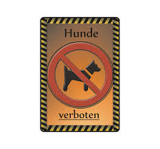 Hier haben sie jederzeit zugriff auf ihre abonnements, können den urlaubsservice buchen und uns ihre anliegen zur bestellung, zahlung und prämien mitteilen. Schild Hinweisschild Hinweis Hunde Verboten Hund Dog Forbidden Tiere Tier Sos Ebay