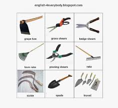 Gardening tools list with pictures and their uses. English For Beginners Tools Of Agriculture English For Beginners Agricultural Tools Tools