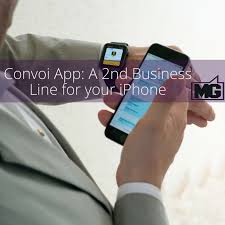 No more searching through personal text but take heart: Convoi App A 2nd Business Line For Your Iphone
