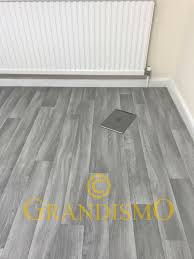 grey 2metre width vinyl / lino