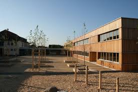 Michael Grzimek School Main Entrance Larch Wood Open Space