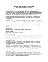 Hitungan itulah yang masih dijadikan patokan dalam hal perjodohan di kalangan. Doc Wedaran Kitab Betaljemur Adammakna Ahmad Fahrudin Academia Edu