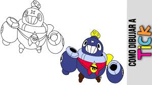 Dibujos De Brawl Stars Para Colorear Tick