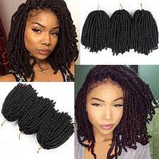 2019 Spring Twist Crochet Hair Wavy Braids Soft Synthetic Jamaican Bounce Twist Braiding C Braid In Hair Extensions Crochet Hair Extensions Crochet Hair Styles