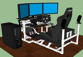 Rseat gaming cockpits if you're comfortable with the higher end of the price spectrum, try other popular simulator cockpits like the rseat n1 or rs1. Sim Rig Gaming Desk My Diy Racing Rig Project Gtplanet