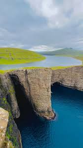 Faroe Islands Cliffs Fog