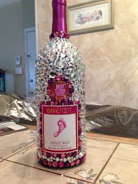Pin By Taylor Peterson On College 3 Decorated Liquor Bottles Wine Bottle Crafts Bedazzled Bottle