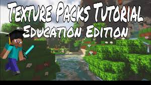 Education edition is currently not compatible with mods. Texture Pack Minecraft Education Edition 11 2021