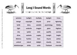 Birds That Start With A Vowel Long I Sounds Grades 3 6 Or Special Education Phonics Activity Phonics Activities Phonics Sound Words