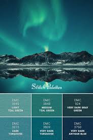 Northern Lights Turquoise Color Palette Color Schemes Colour Palettes Green Colour Palette