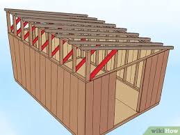 These free blueprints and building manuals can help you construct a new barn, tractor shed, chicken coop, pole barn, horse barn or equipment shelter. How To Build A Lean To Shed With Pictures Wikihow