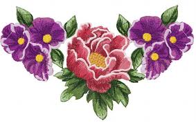 Which shows thread details with white background. Flower Embroidery Designs Free Download Novocom Top