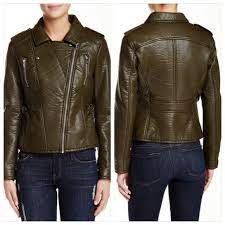Sale Rachel Roy Faux Leather Moto Jacket Leather Jacket Brands Faux Leather Moto Jacket High Waisted Pencil Skirt